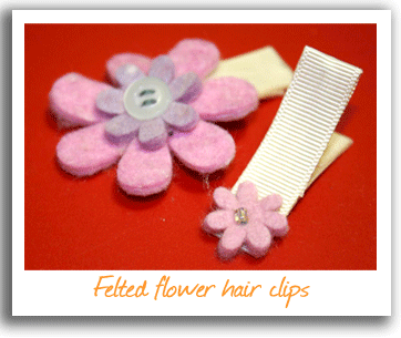 Felted-flower-clips